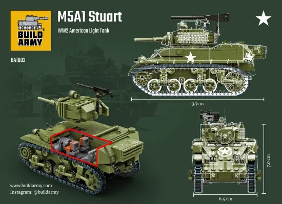 M5A1 Stuart  &mdash; image 3 of 5