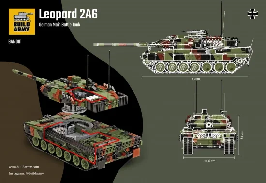 German Leopard 2a6 Main Battle Tank  &mdash; image 3 of 5