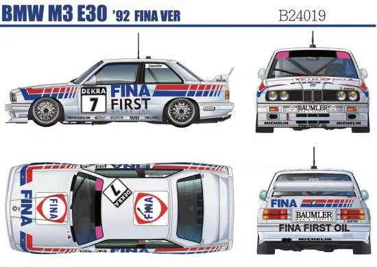BMW M3 fina & Jagermeister (2in1) : 1992 DTM 24H Nurburgring — image 1 of 2