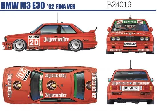 BMW M3 fina & Jagermeister (2in1) : 1992 DTM 24H Nurburgring — image 2 of 2