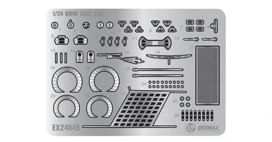 Etching Detail Parts: BMW 320 Fina BTCC 96 Winner — image 1 of 2