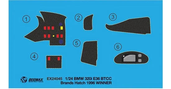 Etching Detail Parts: BMW 320 Fina BTCC 96 Winner — image 2 of 2