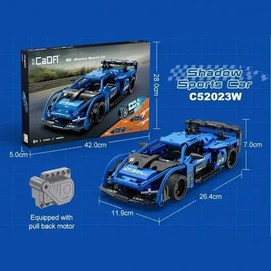 1:18 Pull back racing car - 380pcs — image 3 of 5