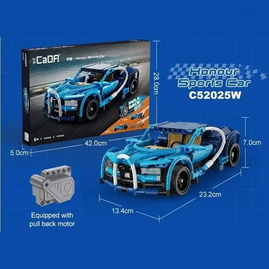1:18 Pull back racing car - 377pcs — image 4 of 5