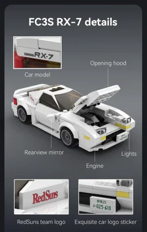 1:24 Initial D
FC35 RX- 7 car- 282pcs — image 4 of 4