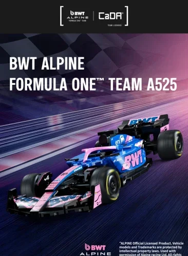 1:24 BWT Alpine F1 Team A525 Racing Car - 300 pcs &mdash; image 13 of 18