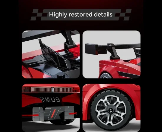 1:24 BYD Yangwang U9 Electric Super Coupé - 291 pcs — image 5 of 12