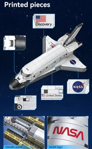 NASA Space Shuttle Discovery - 1827 pcs — image 6 of 8