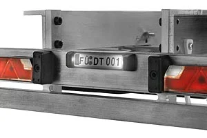 Tamiya Trailer License Plate Bracket — image 2 of 2