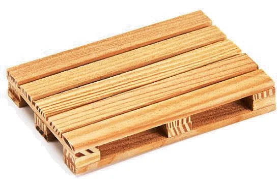 Tamiya Model Scale Wooden Euro Pallet (93 x 62 x 14mm) &mdash; image 2 of 2