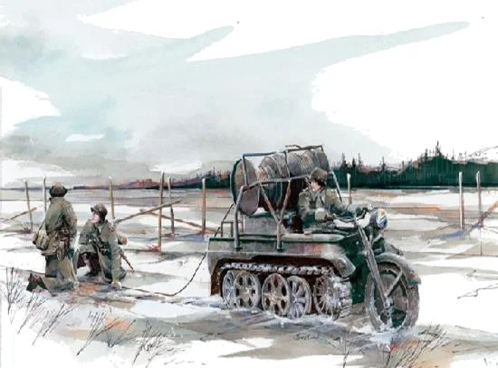 Dragon Sd.Kfz.2/2 kleines Kettenkrad w/sch.Feldkable (Driver and crew included) — image 1 of 2