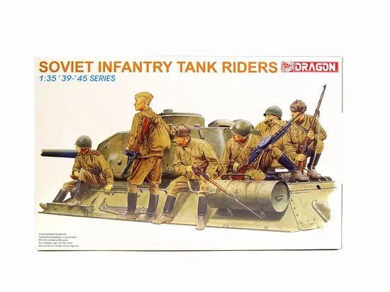 Dragon Soviet Infantry Tank Riders X 6 — image 3 of 3