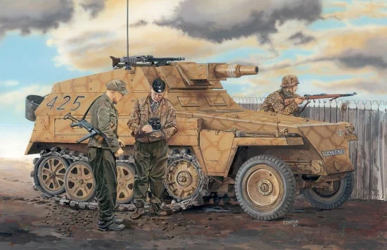 Dragon Sd.Kfz.250/8 w/7.5cm K.51 L/24 (Premium Edition) — image 1 of 2