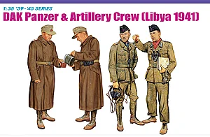 Dragon 1/35 Dak Panzer + Artillery Crew