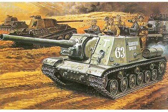 Dragon 1/35 Jsu-122 Vs Panzerjager(3 In 1) — image 1 of 2