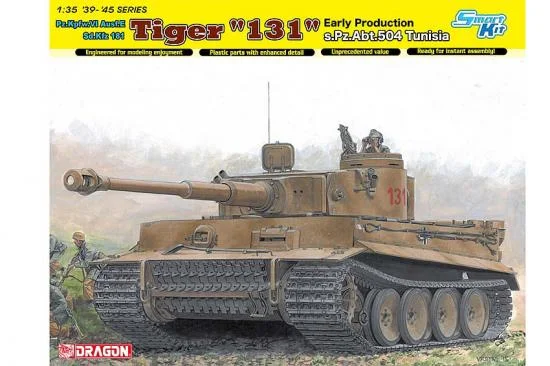 Dragon 1/35 Tiger 1 131 S.Pz Abt.504Tunsia — image 1 of 2