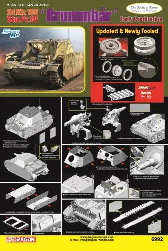 DRAGON 1/35 Sd.Kfz.166 Stu.Pz.IV BrummbärEarly Production					 &mdash; image 2 of 2