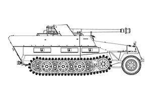 SD.KFZ 251 /22 AUSF.D W/7.5C — image 1 of 2