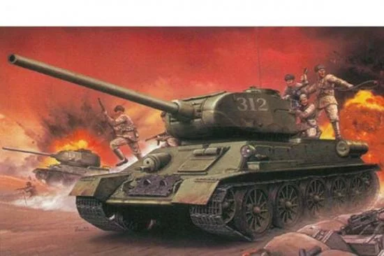 Dragon 1/35 Chinese Volunteer T-34/85 — image 1 of 2