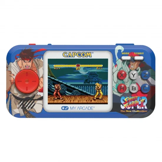 My Arcade Super Street Fighter II Pocket Player Pro Portable Gaming System (2 Games In 1) — image 1 of 10