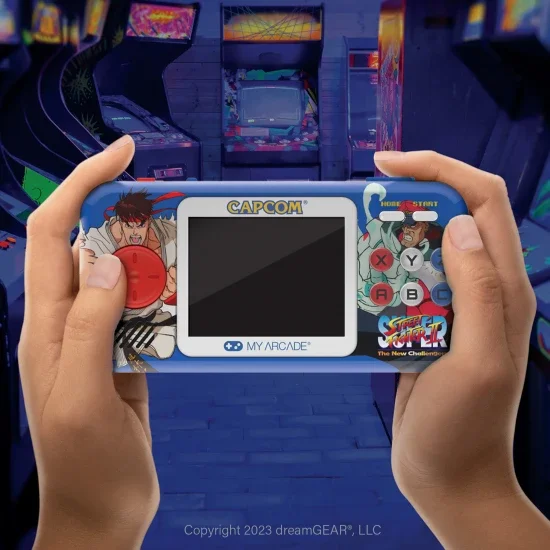 My Arcade Super Street Fighter II Pocket Player Pro Portable Gaming System (2 Games In 1) — image 3 of 10