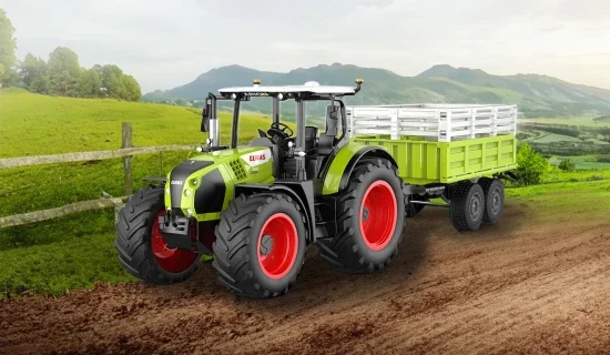 CLAAS Arion 660 1:24 Scale RC Tractor With Trailer — image 2 of 8
