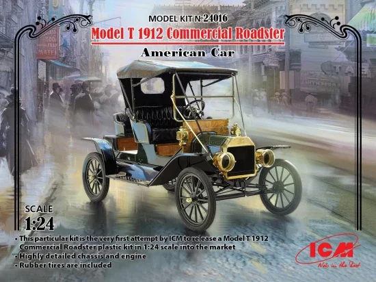 Model T 1912 Commercial Roadster - American Car — image 2 of 3