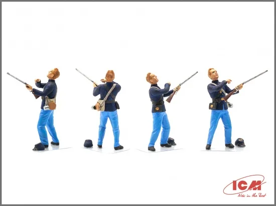 American Civil War Union Infantry 4 Figures &mdash; image 15 of 15