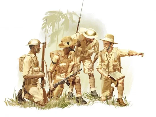 Gurkha Rifles (1944) (4 figures) — image 1 of 3