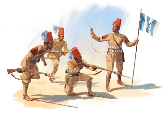 Eritrean battalions of the Italian Сolonial Army (1939-1940) (4 figures) — image 1 of 3