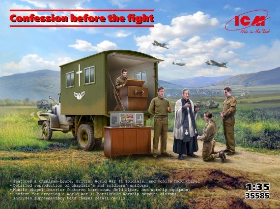 Confession Before The Fight - WWII Mobile Field Chapel — image 12 of 13