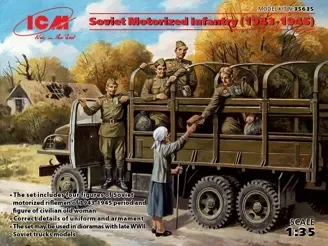 Soviet Motorized Infantry (1943-1945) - (5 figures) — image 2 of 3