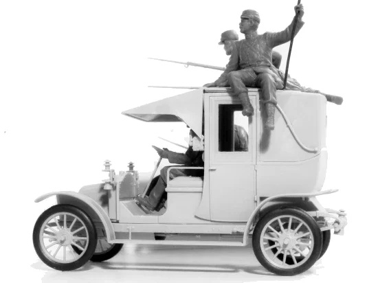 Battle of the Marne (1914) Taxi Car with French Infantry — image 18 of 18