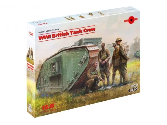 WWI British Tank Crew 4 Figures &mdash; image 11 of 13