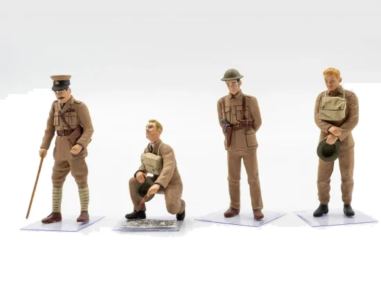 WWI British Tank Crew 4 Figures &mdash; image 10 of 13