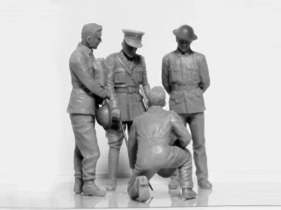 WWI British Tank Crew 4 Figures &mdash; image 5 of 13