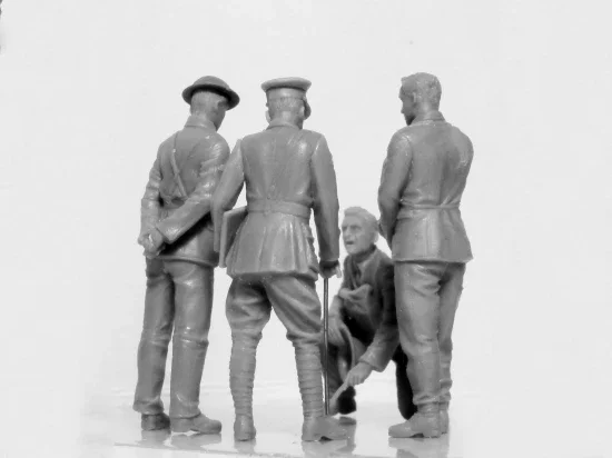 WWI British Tank Crew 4 Figures &mdash; image 4 of 13