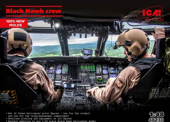 Black Hawk Helicopter Crew (3 Figures) — image 2 of 6