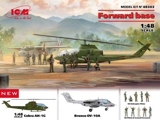Cobra AH-1G + Bronco OV-10A with US Pilots & Ground Personnel and US Helicopter Pilots &mdash; image 2 of 3