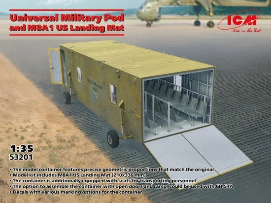 Universal Military Pod with M8A1 US Landing Mat — image 10 of 11