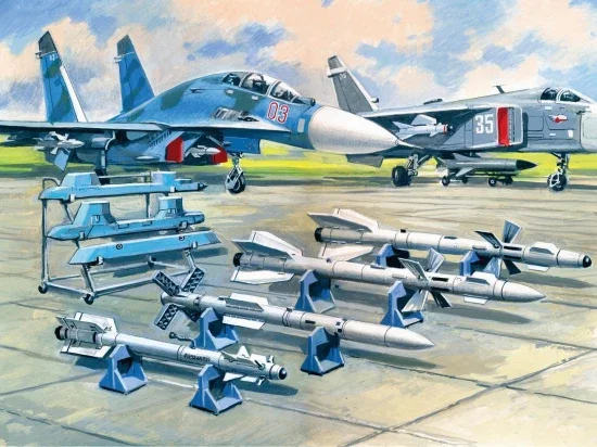 Soviet Air-to-Air Aircraft Armament (R-27ER - R-27ET - R-73 - R-77 missiles) — image 1 of 3