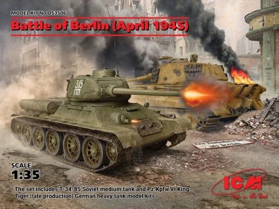 Battle of Berlin (April 1945) (T-34-85 - King Tiger) &mdash; image 2 of 3