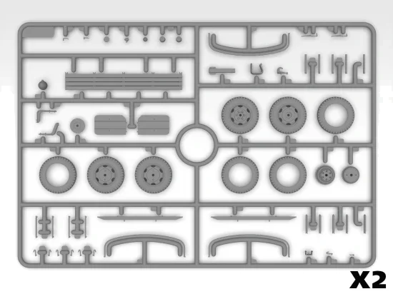 WWII U.S. Military Vehicles - G7117 - Studebaker US6-U3 - Studebaker US6-U5 (Set of 3 Trucks) — image 6 of 20