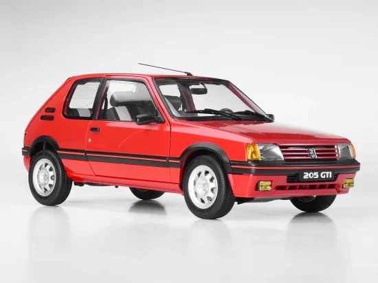 Red Peugeot 205 1.9 GTI 1:8 Scale Full Metal Kit — image 2 of 9