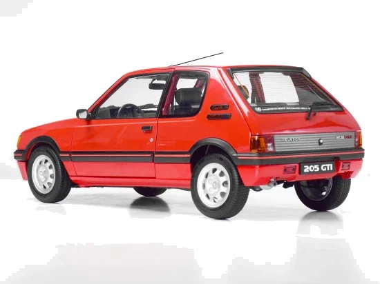 Red Peugeot 205 1.9 GTI 1:8 Scale Full Metal Kit — image 4 of 9