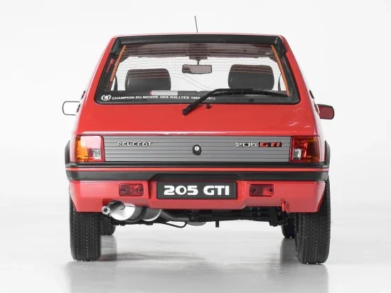 Red Peugeot 205 1.9 GTI 1:8 Scale Full Metal Kit — image 5 of 9