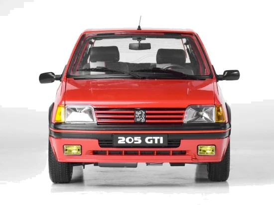 Red Peugeot 205 1.9 GTI 1:8 Scale Full Metal Kit — image 6 of 9