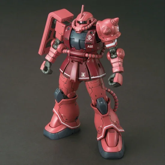HG 1:144 MS-06S Zaku II Principality of Zeon Char Aznables Mobile Suit (Red Comet Version) — image 3 of 4
