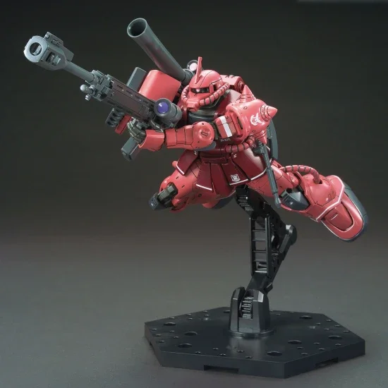 HG 1:144 MS-06S Zaku II Principality of Zeon Char Aznables Mobile Suit (Red Comet Version) — image 4 of 4