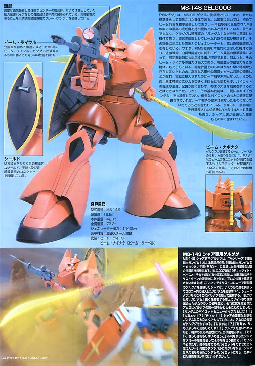 HGUC 1:144 Chars Gelgoog — image 6 of 7